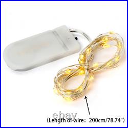 1-500X Waterproof Fairy String Lights Battery Operated 20 LED Mini Starry Lights