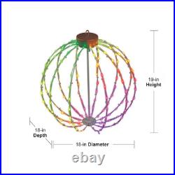 1.5ft GE Color Effects 18 RGB Christmas Ornament 156 Color Changing LED Lights