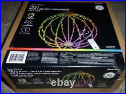 1.5ft GE Color Effects 18 RGB Christmas Ornament 156 Color Changing LED Lights