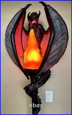 2024 Cracker Barrel Dragon Lamp Post Fire Breathing 6ft Cracker Barrel Halloween 2024 Cracker Barrel Dragon Lamp Post Fire Breathing 6ft Cracker Barrel Halloween
