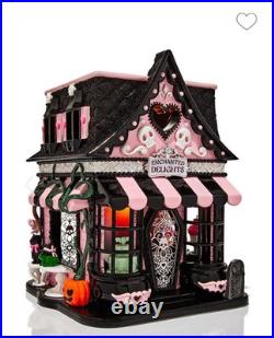 2025 Bath & Body Works HALLOWEEN 3Wick Candle Holder-HAUNTED SWEET SHOP Luminary