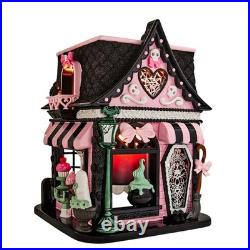 2025 Bath & Body Works HALLOWEEN 3Wick Candle Holder-HAUNTED SWEET SHOP Luminary