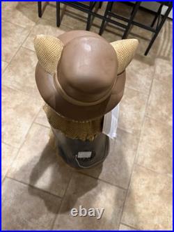 2026 Home Depot 2.5 Ft Bull Terrier Scarecrow Halloween Dog Blow Mold LED