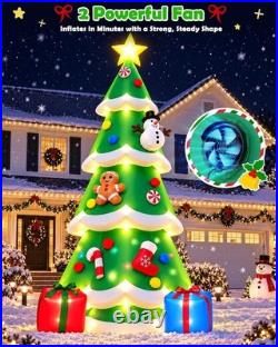 20FT Giant Christmas Inflatables, Lighted Christmas Tree for Christmas Decor New