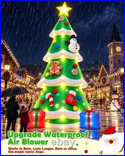 20FT Giant Christmas Inflatables, Lighted Christmas Tree for Christmas Decor New