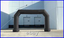 20Ft Inflatable Event Arch with built-in blower Black