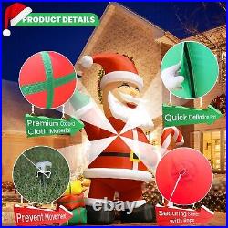 20 26 33 40FT Giant Christmas Inflatable Santa Claus Outdoor Decoration & Blower 20 26 33 40FT Giant Christmas Inflatable Santa Claus Outdoor Decoration & Blower