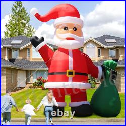 20/26/33/40FT Giant Christmas Inflatable Santa Claus & Snowman Blow Up Outdoor
