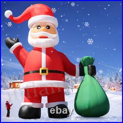 20/26/33/40FT Giant Christmas Inflatable Santa Claus & Snowman Blow Up Outdoor