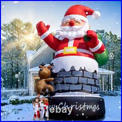 20-26-33-40FT Giant Christmas Inflatable Santa Claus Xmas Yard Lawn Decoration 20-26-33-40FT Giant Christmas Inflatable Santa Claus Xmas Yard Lawn Decoration