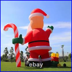 20/26/33/40FT Giant Premium Christmas Inflatable Santa Claus Xmas Decor & Blower