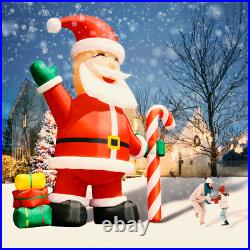 20/26/33/40FT Giant Premium Christmas Inflatable Santa Claus Xmas Decor & Blower