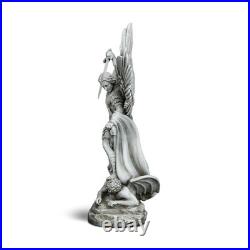 20.5 Large Saint Michael Statue Outdoor, Michael the Archangel Slaying Satan