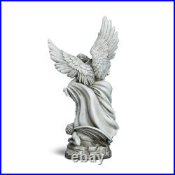 20.5 Large Saint Michael Statue Outdoor, Michael the Archangel Slaying Satan