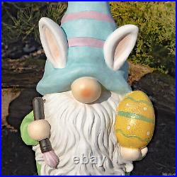 20 Tall Spring Easter Gnome with Painted Eggs in Assorted Styles