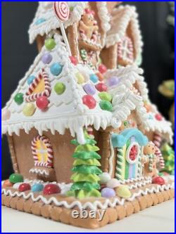 22 in SugarPlum Dreams Gingerbread House Light Up Ice Cream Christmas Decor 22 in SugarPlum Dreams Gingerbread House Light Up Ice Cream Christmas Decor