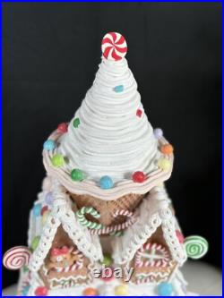 22 in SugarPlum Dreams Gingerbread House Light Up Ice Cream Christmas Decor 22 in SugarPlum Dreams Gingerbread House Light Up Ice Cream Christmas Decor