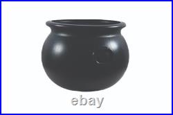 22in Black Halloween Giant Blow Mold Cauldron Statue Haunted House Outdoor Decor