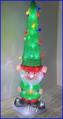 23 Acrylic Electric Elf Gnome Christmas Decor Tree Hat Decoration Pixie