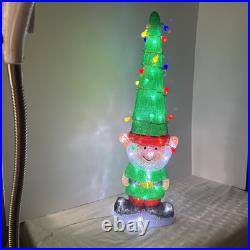 23 Acrylic Electric Elf Gnome Christmas Decor Tree Hat Decoration Pixie