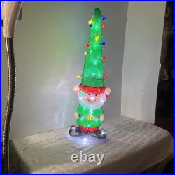 23 Acrylic Electric Elf Gnome Christmas Decor Tree Hat Decoration Pixie