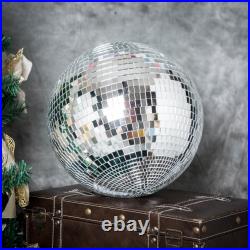 24-Inch wide Glass Hanging Party Disco Mirror Ball Wedding Events Decorations 24-Inch wide Glass Hanging Party Disco Mirror Ball Wedding Events Decorations
