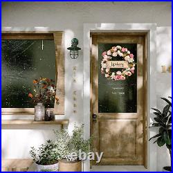 24 Inches Floral Door Wreath for Front Door Peony Wreath for Front Door Wit