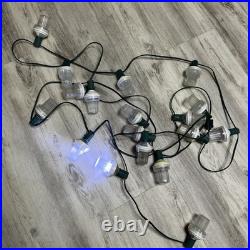 24 Pcs 120v Strobe C9 Christmas Lights Outdoor Waterproof LED White