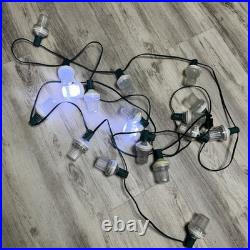 24 Pcs 120v Strobe C9 Christmas Lights Outdoor Waterproof LED White