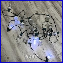 24 Pcs 120v Strobe C9 Christmas Lights Outdoor Waterproof LED White