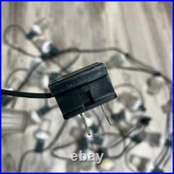 24 Pcs 120v Strobe C9 Christmas Lights Outdoor Waterproof LED White