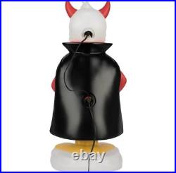 24 Tall DISNEY DONALD DUCK IN DEVIL SUIT BLOW MOLD HALLOWEEN LIGHTED DECOR