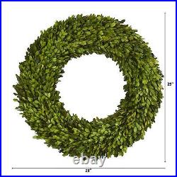 24in. Preserved Boxwood Wreath (4375)