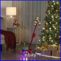 25 LED Animated Musical Grinch Utility Sleigh Christmas Tree Ornament Decor