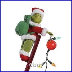 25 LED Animated Musical Grinch Utility Sleigh Christmas Tree Ornament Decor