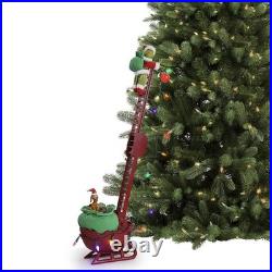 25 LED Animated Musical Grinch Utility Sleigh Christmas Tree Ornament Decor