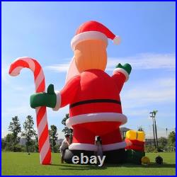 26FT Inflatable Christmas Santa Claus Candycane LED Light Xmas Party Decoration 26FT Inflatable Christmas Santa Claus Candycane LED Light Xmas Party Decoration