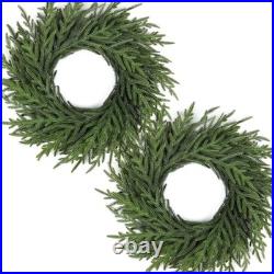 26 Inch Pine Wreath Christmas Wreaths for Front Door Real Touch Pine Wrea