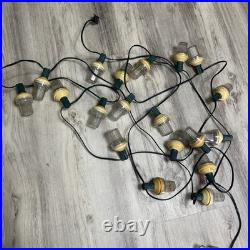 26 Pcs 120v Strobe C9 Christmas Lights Outdoor Waterproof Incandescent White