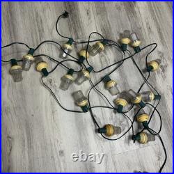 26 Pcs 120v Strobe C9 Christmas Lights Outdoor Waterproof Incandescent White