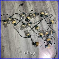 26 Pcs 120v Strobe C9 Christmas Lights Outdoor Waterproof Incandescent White
