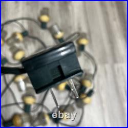 26 Pcs 120v Strobe C9 Christmas Lights Outdoor Waterproof Incandescent White