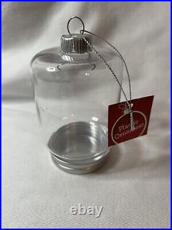 26 Plastic Mason Jar Ornaments for crafts DIY Approx 4 x 2.5 Inch Clear ACMOORE