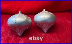 26 Vintage Giant Christmas 4-6 Shatterproof Ornaments Mixed Shapes & Colors