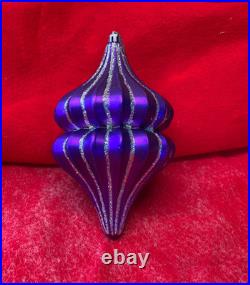 26 Vintage Giant Christmas 4-6 Shatterproof Ornaments Mixed Shapes & Colors