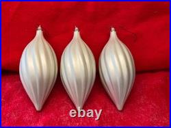 26 Vintage Giant Christmas 4-6 Shatterproof Ornaments Mixed Shapes & Colors