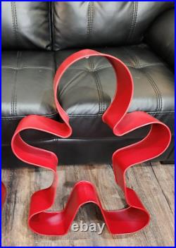 29 Large Red Metal Gingerbread Man Cookie Cutter Wall Decor Christmas Holiday