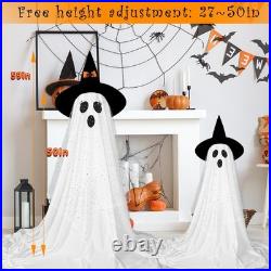 2Packs Halloween Decorations Outdoor, Halloweens Party Decoration white