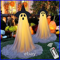 2Packs Halloween Decorations Outdoor, Halloweens Party Decoration white