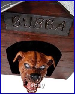 2.8' Possessed Dog in Doghouse Motion Activated Animatronic Halloween Decoration